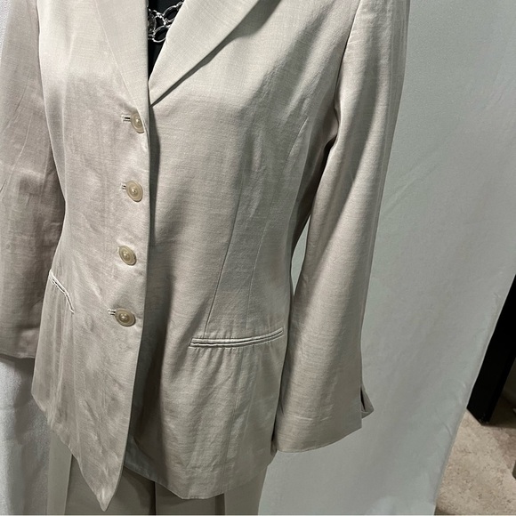 Ellen Tracy Linda Allard women’s wool silk blend vintage suit business evening - Picture 5 of 12